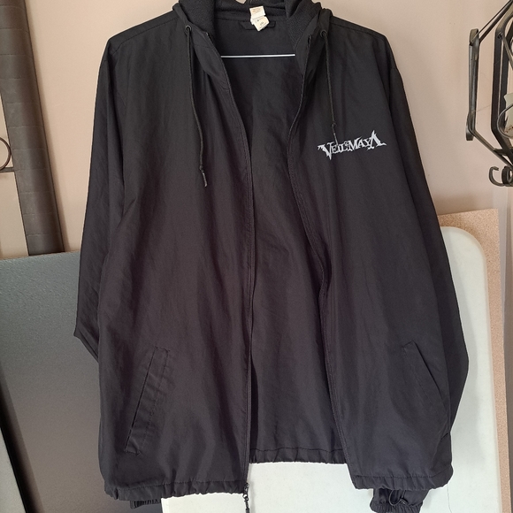 Veil of Maya (Blue Ridge Rock Fest act 2023) Black Windbreaker Jacket sz 2XL - Picture 8 of 16